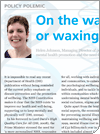 Wax or Wane article